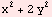 x^2 + 2 y^2
