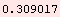 0.309017