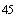 FormBox[StyleBox[StyleBox[StyleBox[Cell[TextData[Cell[BoxData[FormBox[Cell[45, TableText], Tab ... Alignments -> {Left}, ColumnLines -> 0.5, RowMinHeight -> 1.}], TableMasterGrid], TraditionalForm]
