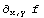 FormBox[StyleBox[StyleBox[StyleBox[Cell[TextData[Cell[BoxData[∂      f]]], TableText, Te ... Grid], TraditionalForm]                                                                      x, y 